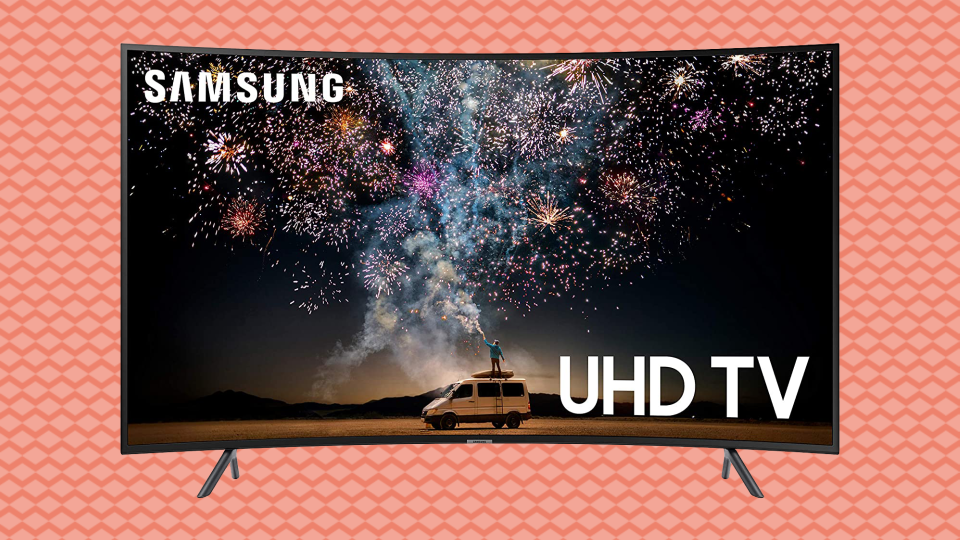 Save 30—Samsung Curved 65-inch 4K UHD 7 Series Ultra HD Smart TV. (Photo: Amazon)