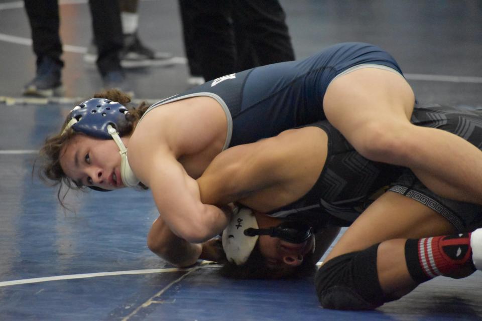 Redwood High School wrestler Isaak Mendoza was voted by readers as the Visalia Times-Delta Tulare County prep athlete of the week.