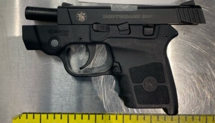 Gun intercepted at the Daytona Beach International Airport in 2023.