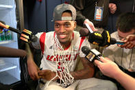 <p>Then: Ware became the emotional center of the Cardinals’ 2013 championship team (a title that’s since been vacated) when he suffered a truly gruesome broken leg against Duke in the Elite Eight.<br>Now: Ware left Louisville in 2014 and finished his college career at Georgia State University, leading the Panthers to the NCAA tournament in 2015. He has played pro ball in Greece and Canada. </p>