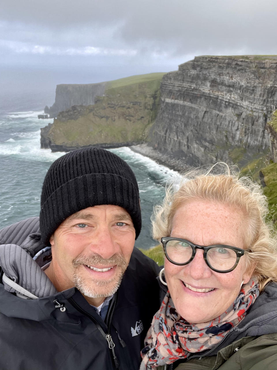 Anne Levine and her husband. (Courtesy Anne Levine)