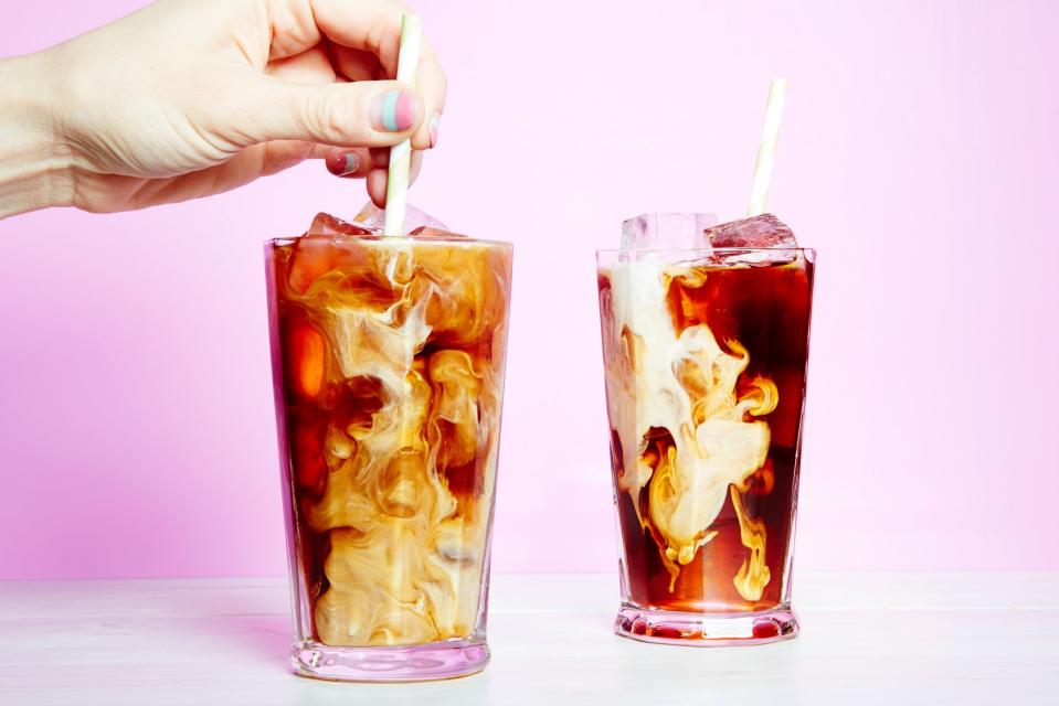 Toasted Coconut Cold-Brew Iced Coffee