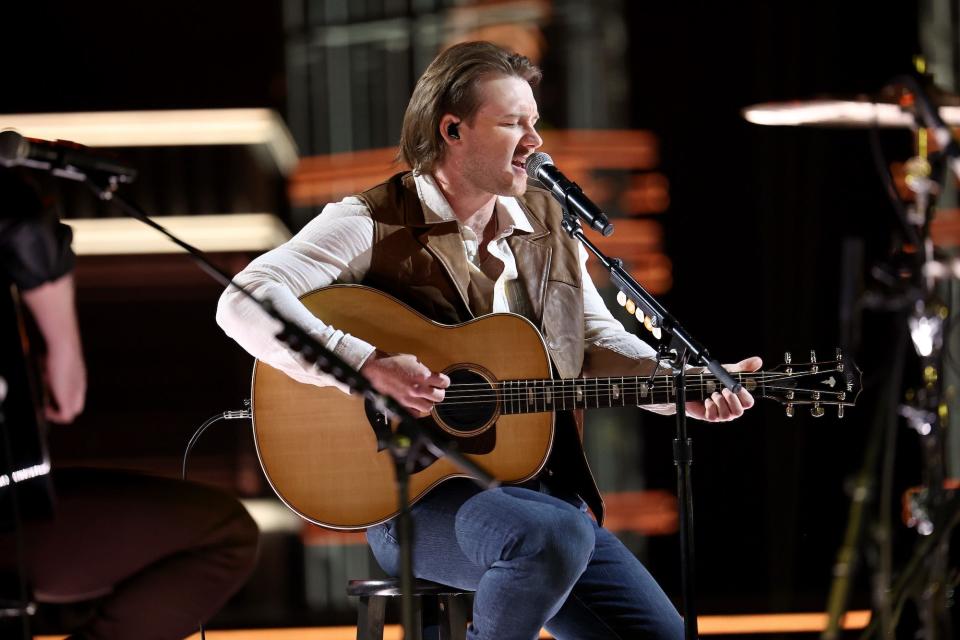 Morgan Wallen performs onstage at the 2022 Billboard Music Awards at MGM Grand Garden Arena on May 15, 2022 in Las Vegas, Nevada.