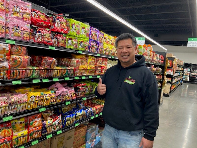 Steven Ar, co-owner of Asiana Market, opened the specialty grocery store with his brother, Michael Ar.