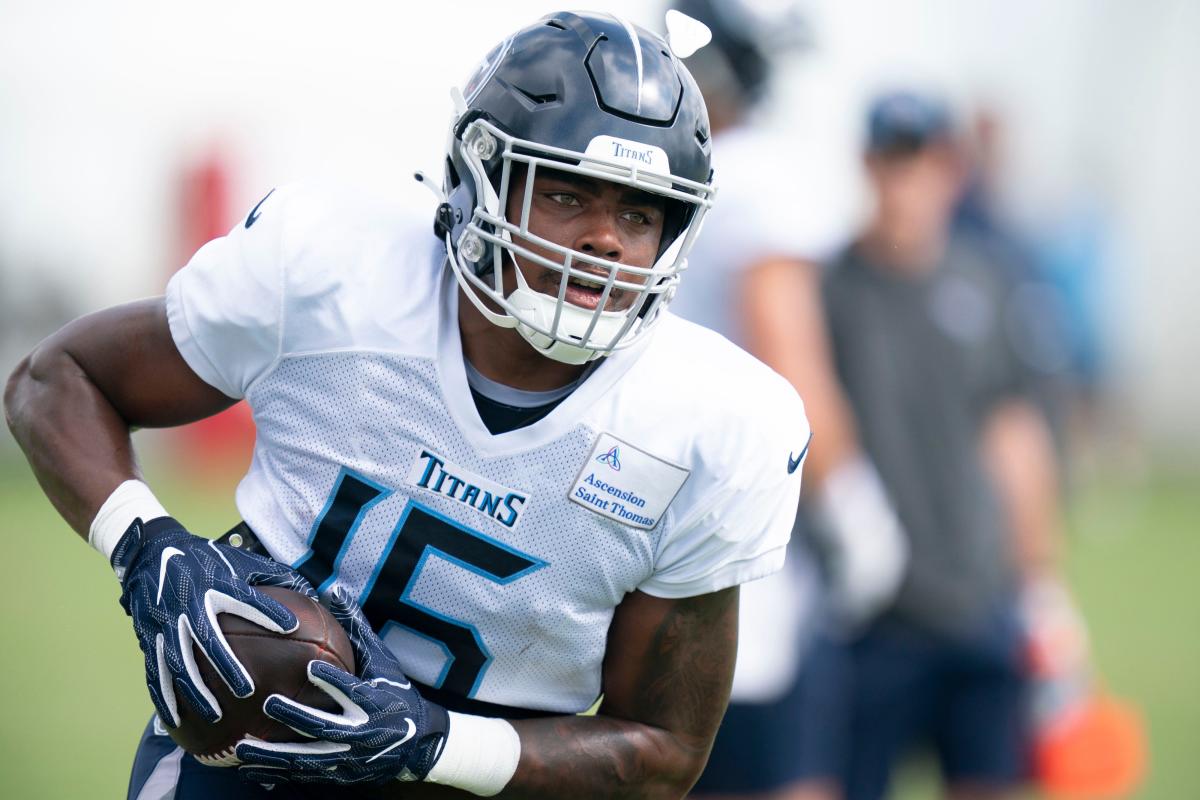 Tennessee Titans' Treylon Burks, with one catch, leaves coach Mike Vrabel  'encouraged'