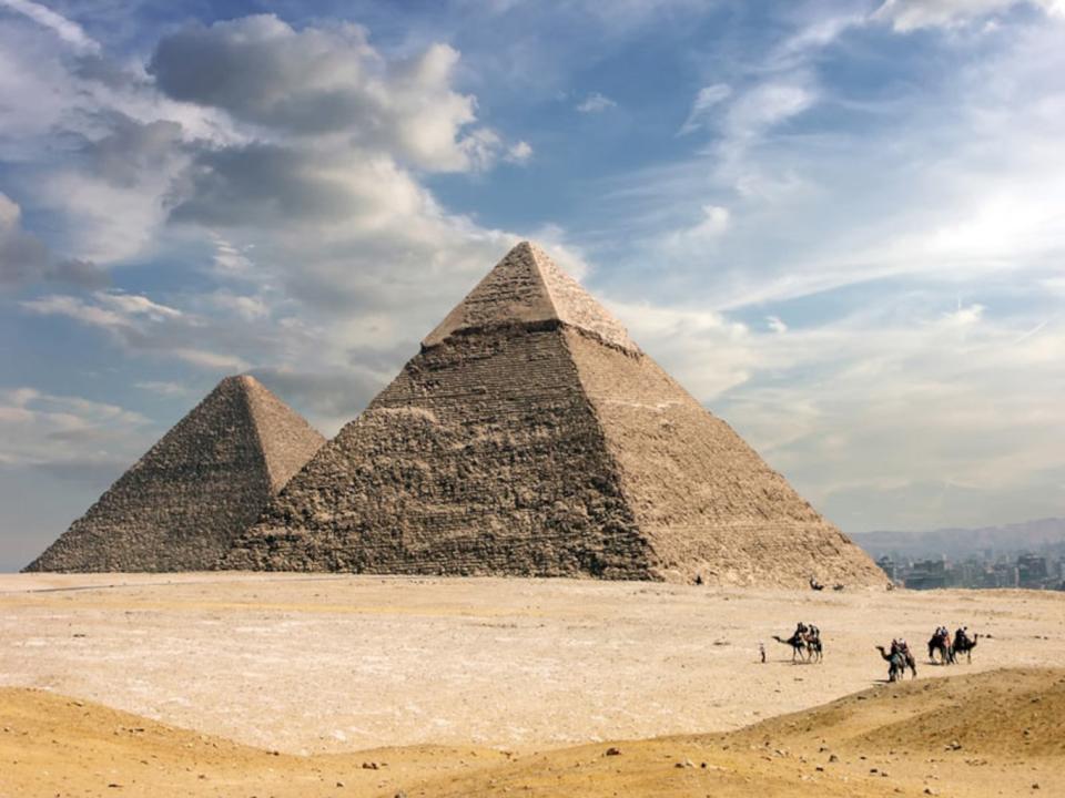 The Great Pyramid at Giza is the world's largest pyramid. <cite>Vladimir Korostyshevskiy/Shutterstock</cite>