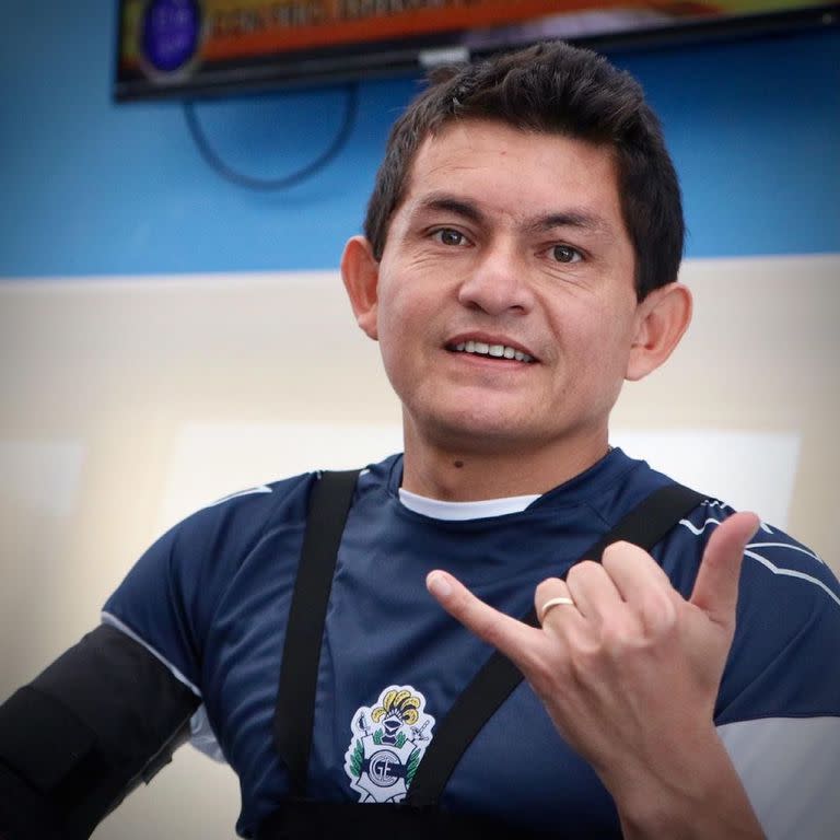 Luis Pulga Rodriguez nuevo jugador de Gimnasia y Esgrima La Plata.