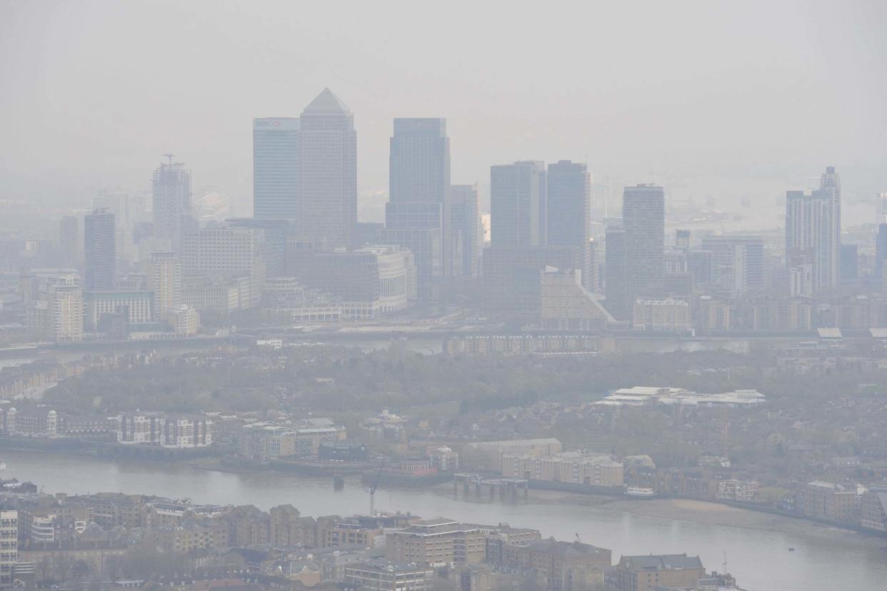 Air pollution over London: PA