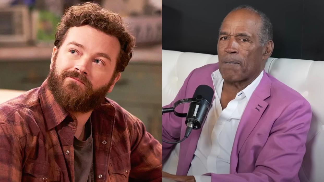  Danny Masterson and O.J. Simpson 