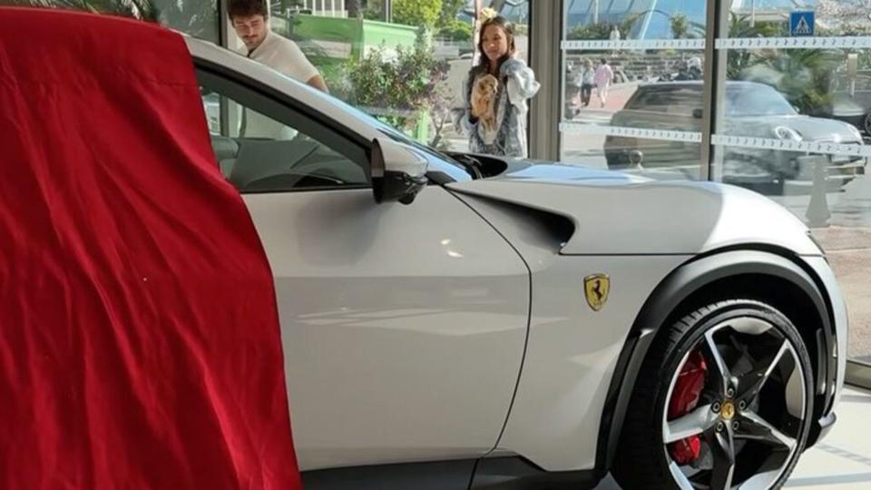 F1 Star Charles Leclerc Adds 2024 Ferrari Purosangue SUV to His Impressive Collection