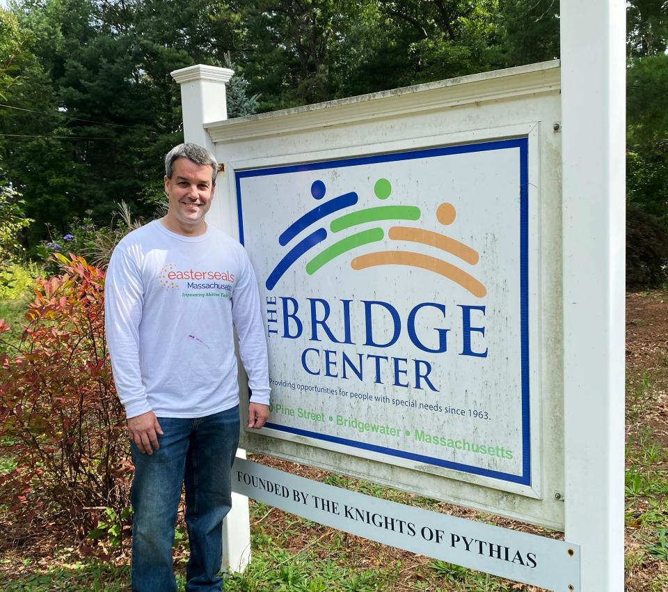 Easterseals Massachusetts President Paul Medeiros at the soon to be reopened Bridge Center in Bridgewater on Friday, Sept. 30, 2022. Easterseals and the Bridge Center recently entered into a merger to reestablish and reopen the property, which closed in 2020 due to the pandemic. 