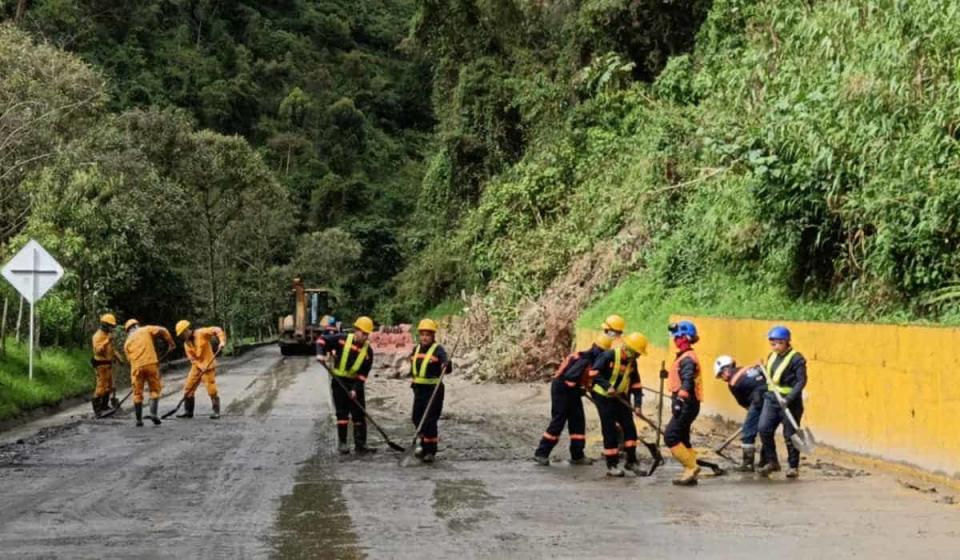 Vía La Línea tendrá cierres programados. Foto: cortesía Invías