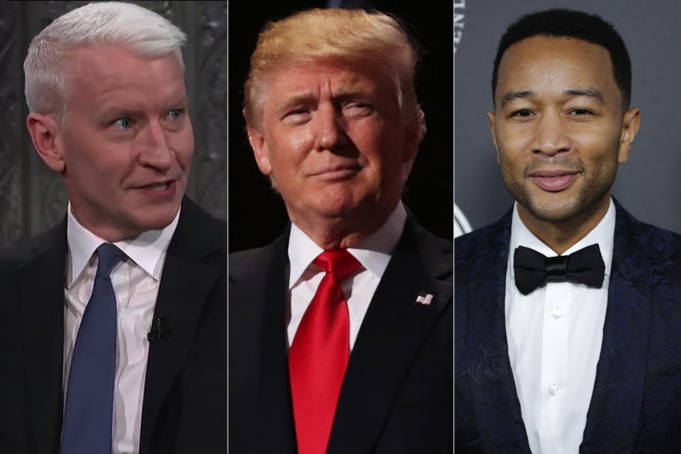 Anderson Cooper, John Legend Slam Trump for 'S--thole' Comment