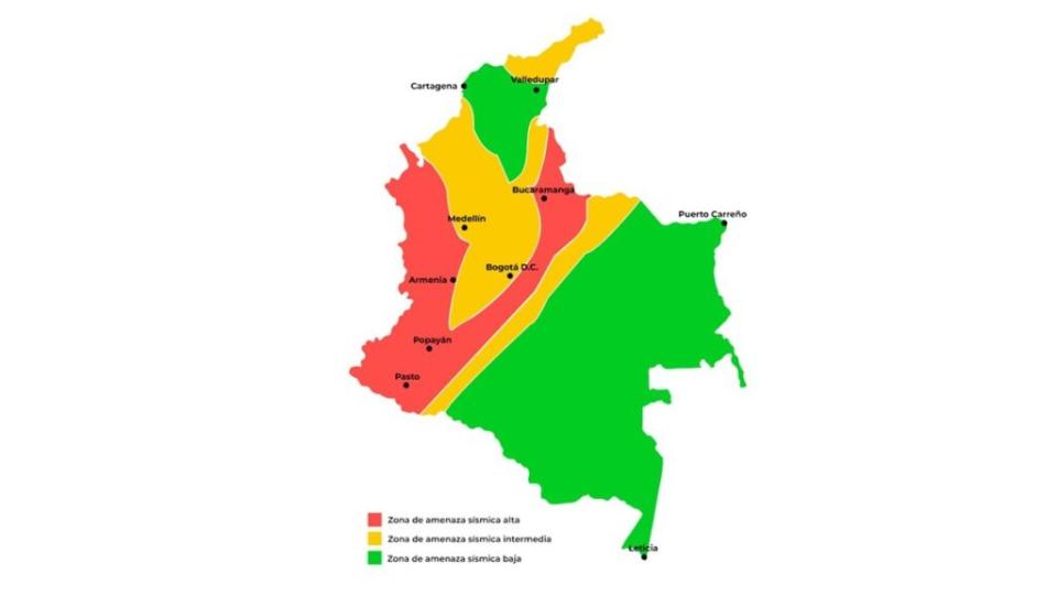 Terremotos en Colombia