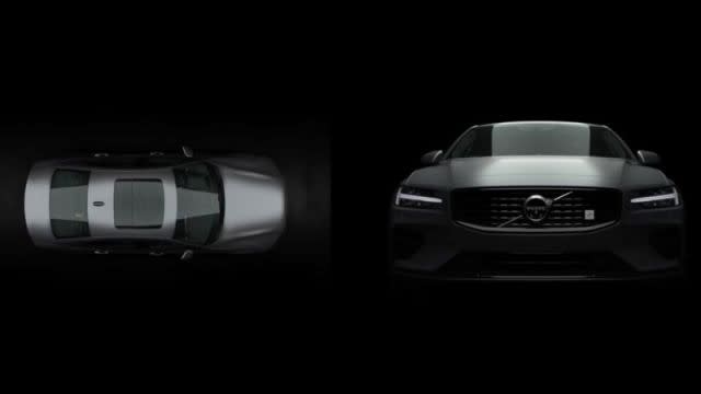 Teaser images of new-generation Volvo S60 sedan