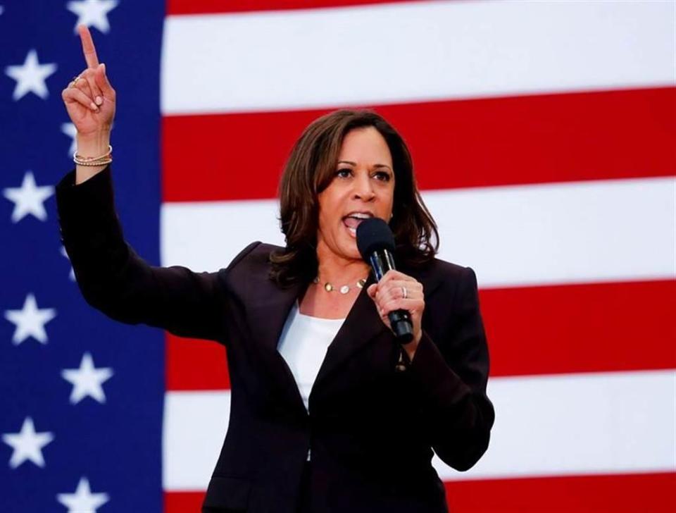 美國民主黨總統候選人拜登挑選加州聯邦參議員賀錦麗（Kamala Harris）為副手。（資料照／路透社）
