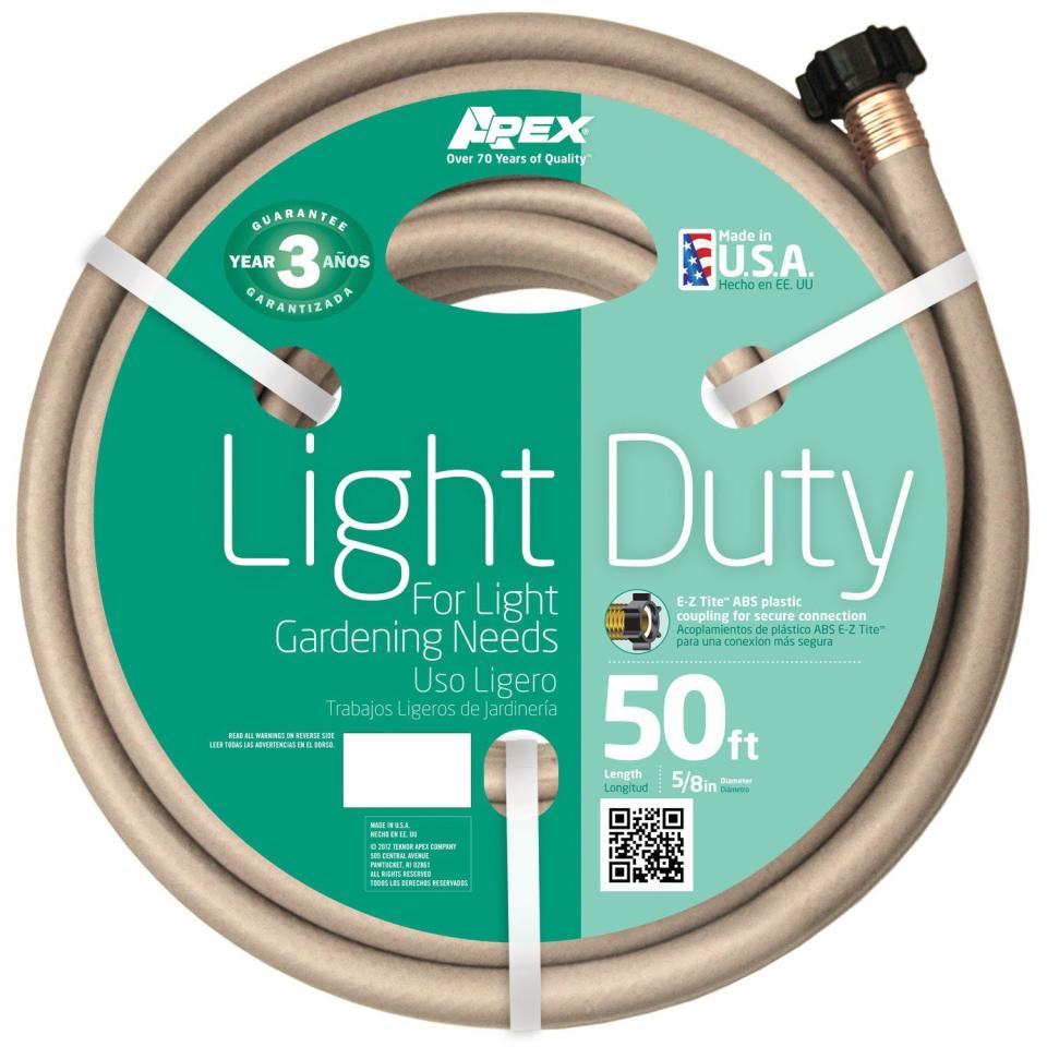 9) Apex Light-Duty Garden Hose