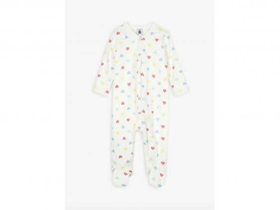 This gender-neutral babygrow would make a lovely gift to new parents (Selfridges)