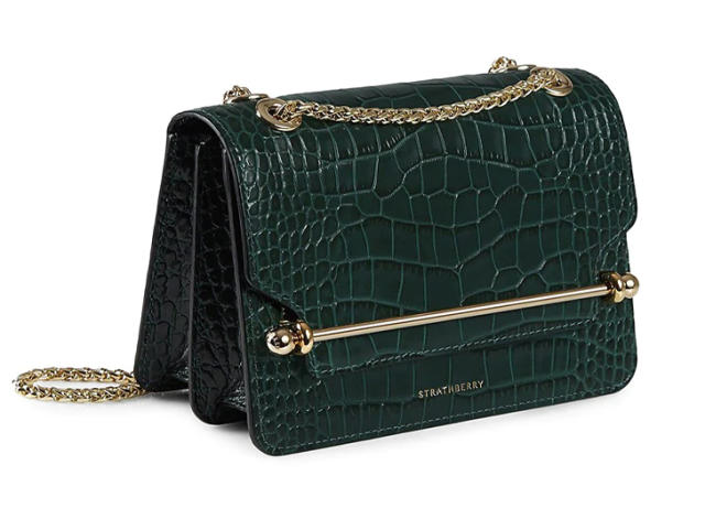 Reese Witherspoon's black croc crossbody bag