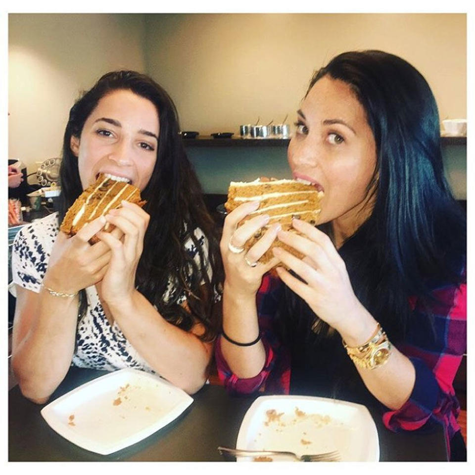 Aly Raisman and Olivia Munn