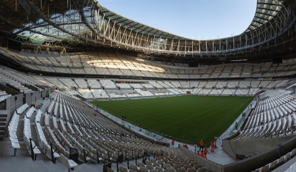 Estadio de Lusail, sede de la final del Mundial Qatar 2022. Foto: tomada de @fifaworldcup_es, en Twitter.