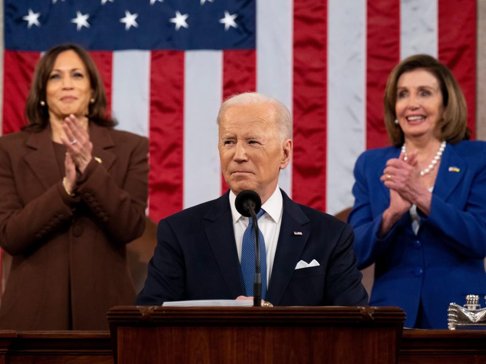 President Biden at State of the Union.