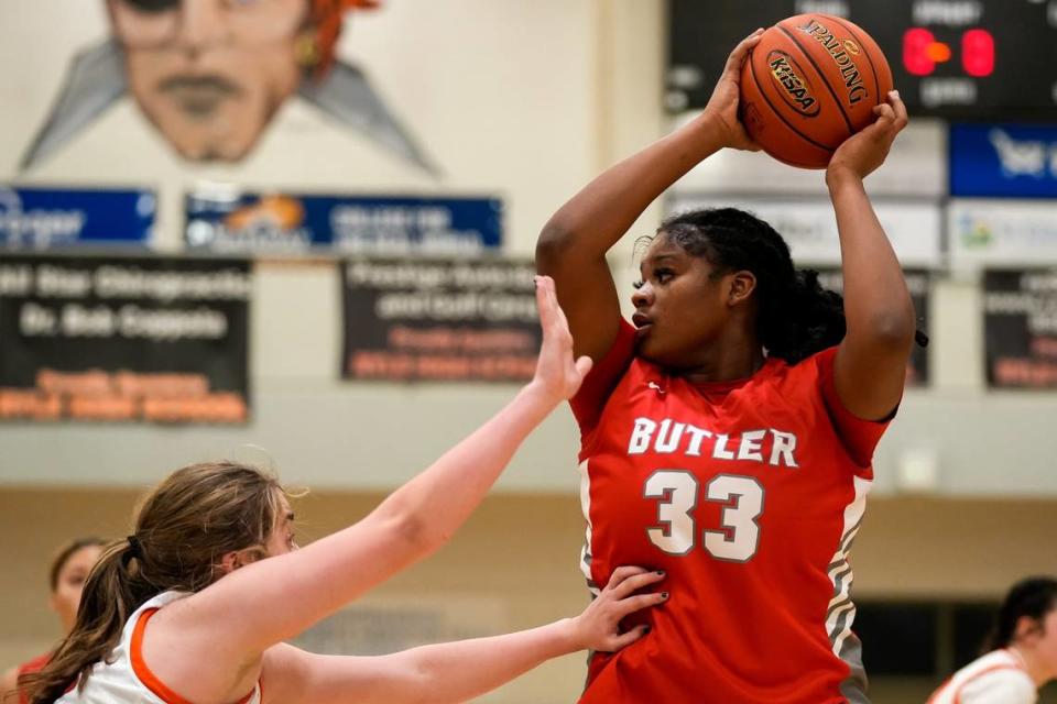 University of Kentucky signee Ramiya White helped lead Butler to the 6th Region championship and earn a spot in the Sweet 16. Carter Skaggs/USA TODAY NETWORK