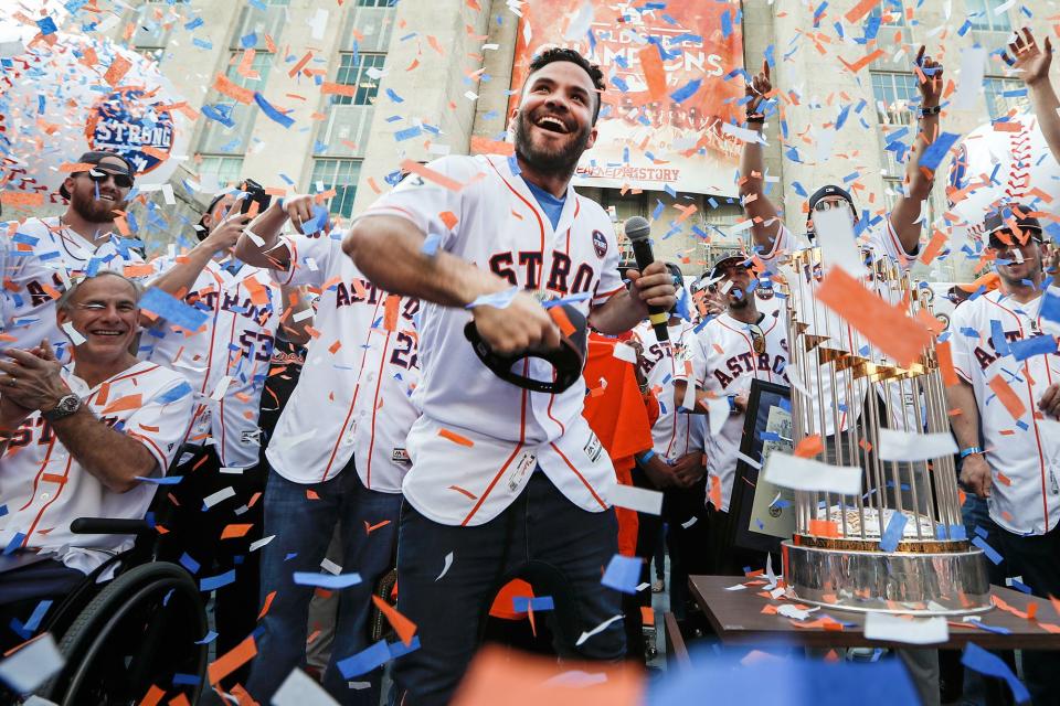 The Astros were in the World Series recently