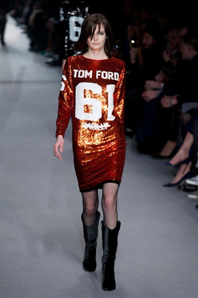 Tom Ford pays tribute to Jay-Z with London dress