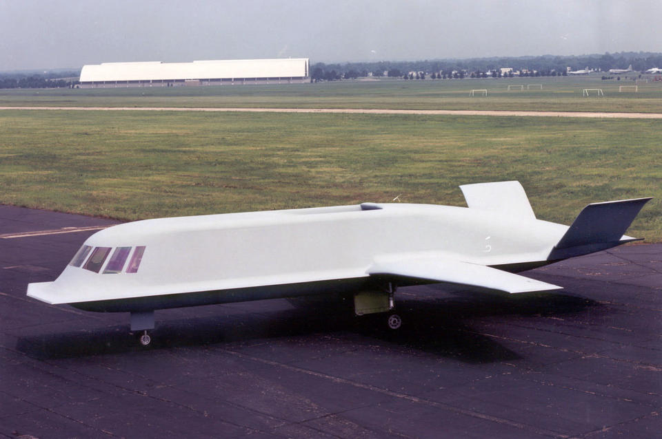 Northrop’s Tacit Blue 'Whale.' <em>U.S. Air Force image</em>