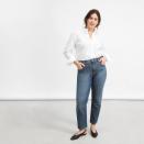 <p>"I basically live in my <span>Everlane '90s Cheeky Jeans</span> ($108). The high-rise fit is super flattering but doesn't cut into my sides, and the Japanese cotton denim gets super soft over time without stretching out." - Annalise Mantz, Associate Native Living Editor and Content Strategist</p>