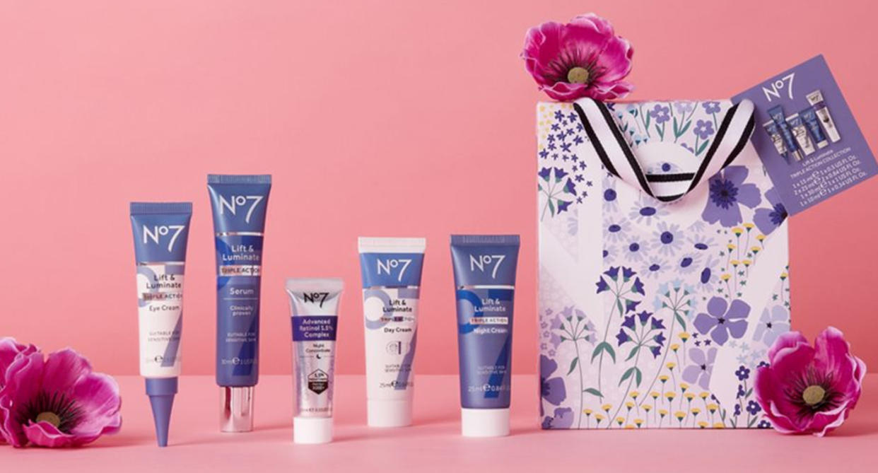 From No7 to Liz Earle, the best beauty bundles to know about. (Boots)