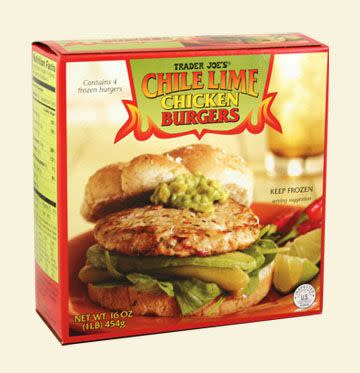 Chili Lime Chicken Burgers