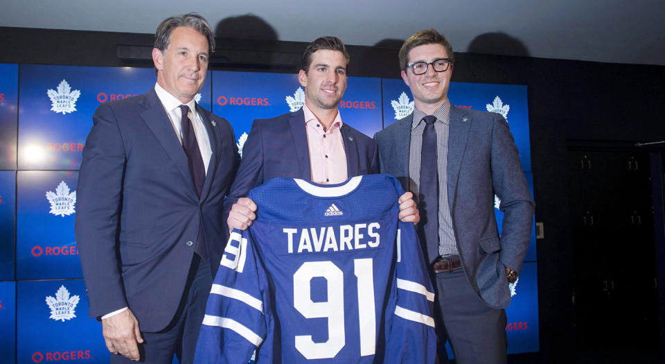 John Tavares altered the landscape of the NHL by signing with the Maple Leafs. (THE CANADIAN PRESS/Chris Young)
