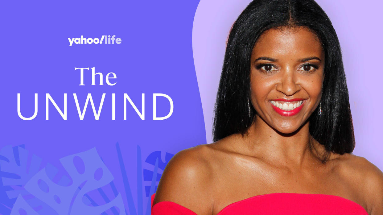 Renée Elise Goldsberry talks Emmys, anxiety and self-care. (Photo: Getty Images; designed by Quinn Lemmers)