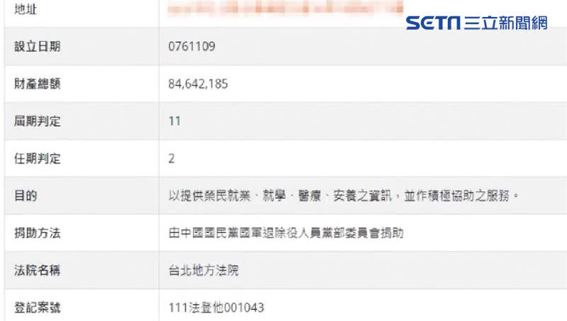 榮光社會工作基金會的成立目為提供榮民就業就學、醫療安養資訊等。