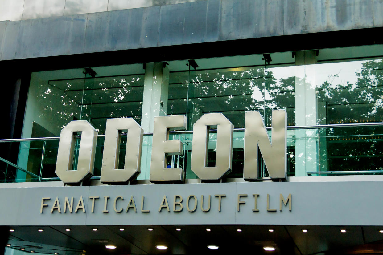 LONDON, UK - JUNE 7, 2015: Odeon cinema at Leicester Square