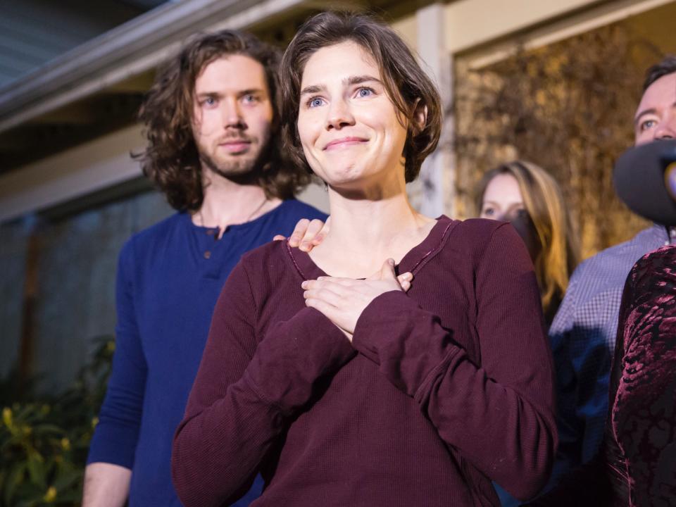 Amanda Knox shares life advice amid coronavirus pandemic (Getty Images)