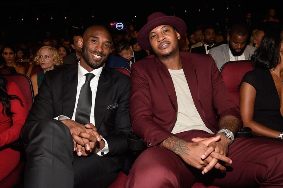 Kobe Bryant, Carmelo Anthony | Kevin Mazur/Getty Images