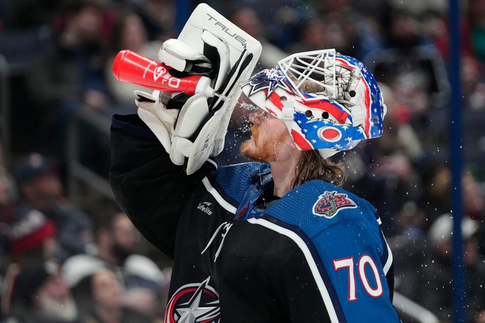 “I find myself in the same spot every year … and nothing’s happened,” Blue Jackets goalie Korpisalo said of the trade deadline. “I’m still here, so I’m not thinking about it too much.”