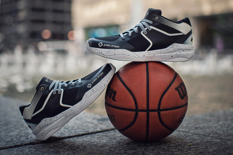 The Stria Sport 107 Series performance basketball shoe. - Credit: Courtesy of Stria Sport