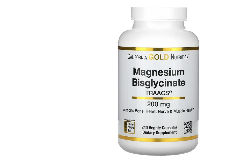 California Gold Nutrition, Magnesium Bisglycinate. (PHOTO: iHerb Singapore)