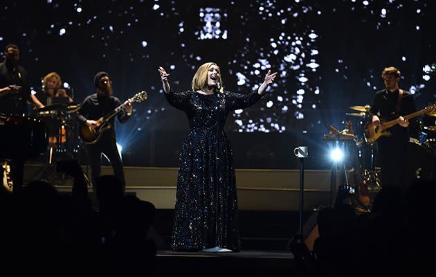Adele began her world tour in Belfast, Northern Ireland.