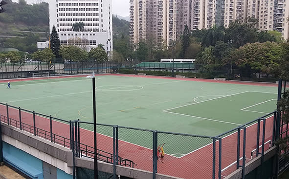 荔枝角公園一期硬地足球場將變成大型賽道區。(圖片：康文署)