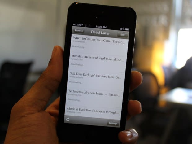 instapaper app iphone 5