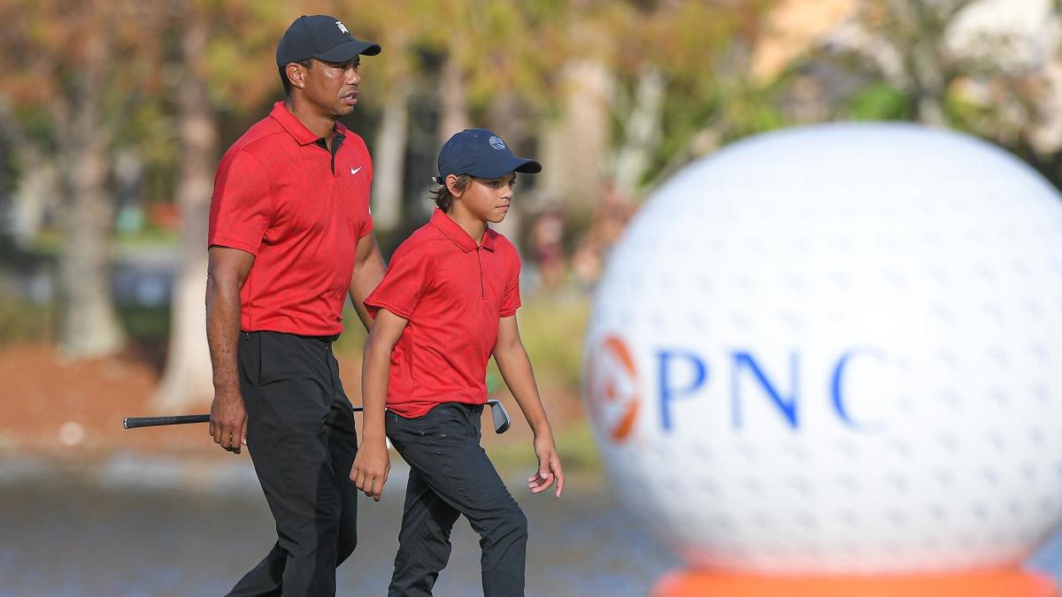 Terrain, format et horaires télé pour PNC, avec Tiger et Charlie Woods