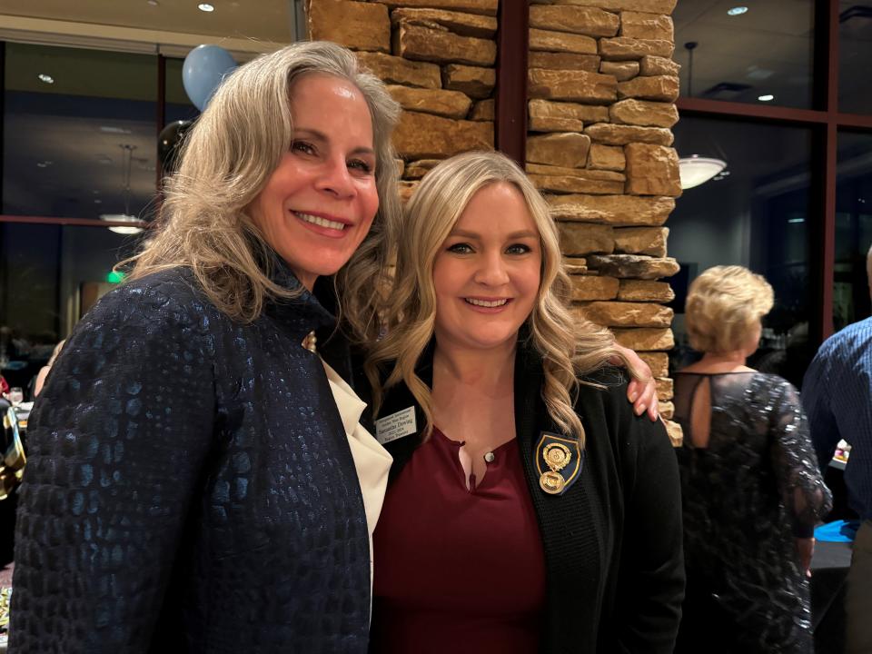 Jan Harnik and Samantha Dewing were among the attendees at the Soroptimist International of Palm Desert (SIPD)'s Live Your Dream Awards on March 8, 2024.