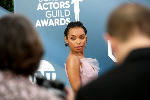 Logan Browning at the 2020 Screen Actors Guild Awards.