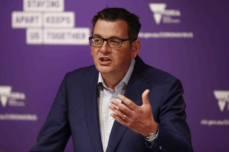 Pictured is Victorian Premier Daniel Andrews.