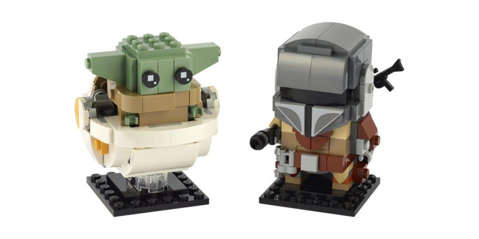 baby yoda the mandalorian lego brickheadz